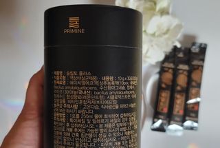 프리마인 자체 기업부설 연구소에서 찾아낸 건강한 수면의 비밀.  슬립토 플러스 30포 — 4점을 준 리뷰어가 2021년 9월 올린 사용 사진