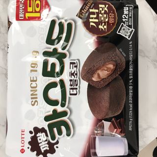 롯데제과 까망카스타드 더블초코 — 5점을 준 리뷰어가 2021년 5월 올린 사용 사진