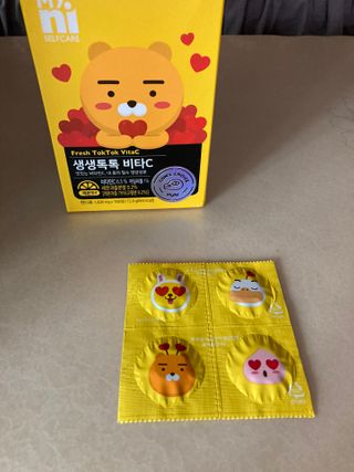 일동제약 마이니 마이니 생생톡톡비타C — 4.5점을 준 리뷰어가 2021년 2월 올린 사용 사진