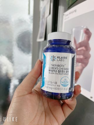 [Dr.PNT] 닥터피엔티 프로바이오틱스 칠드런스 츄어블 / 2개월분 — 5점을 준 리뷰어가 2023년 2월 올린 사용 사진