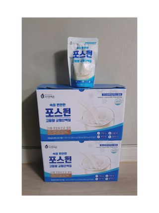 자연에온 마시는 프로틴 고함량 균형단백질 음료 포스틴 125ml 10개입 1BOX — 5점을 준 리뷰어가 2021년 3월 올린 사용 사진