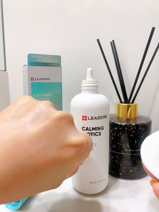 리더스코스메틱 리더스 카밍 바이오틱스 에센스 워터 — 5점을 준 리뷰어가 2022년 5월 올린 사용 사진