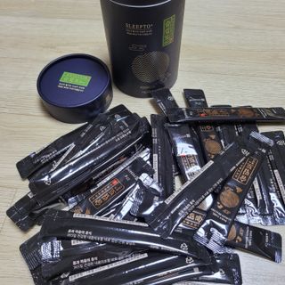 프리마인 자체 기업부설 연구소에서 찾아낸 건강한 수면의 비밀.  슬립토 플러스 30포 — 4점을 준 리뷰어가 2022년 4월 올린 사용 사진