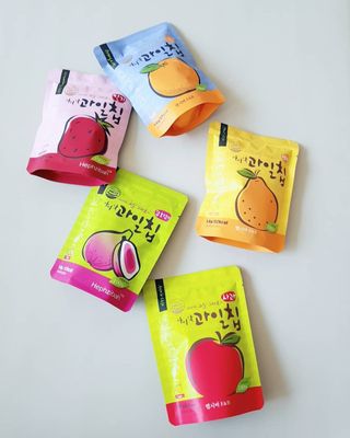 아비삭과일칩 5종 /딸기,사과,배,귤,무화과 5종 — 3점을 준 리뷰어가 2021년 5월 올린 사용 사진
