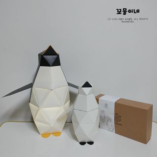 [폴리곤즈] 허들린 패밀리 DIY 블록 세트 (허들린 펭귄 블록+미니허들린 펭귄 블록) — 5점을 준 리뷰어가 2022년 4월 올린 사용 사진