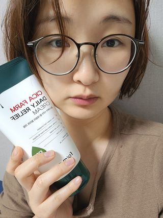 팜스테이  시카팜 데일리 릴리프 크림 — 5점을 준 리뷰어가 2022년 12월 올린 사용 사진