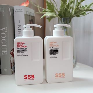 트리플에스 탈모 샴푸 580ml + 실크 트리트먼트 580ml — 5점을 준 리뷰어가 2021년 5월 올린 사용 사진