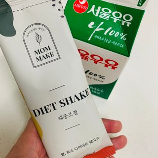[맘메이크] 체중조절 다이어트 쉐이크 — 5점을 준 리뷰어가 2021년 8월 올린 사용 사진