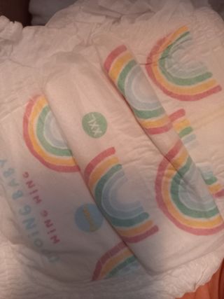 쿠잉 윙윙 풀커버 팬티기저귀 (L/XL/XXL) 1팩 — 4.5점을 준 리뷰어가 2023년 1월 올린 사용 사진