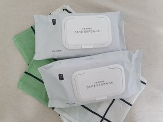 [생활공작소] 건조기용 섬유유연제 시트 80매 x 2입 — 5점을 준 리뷰어가 2021년 2월 올린 사용 사진
