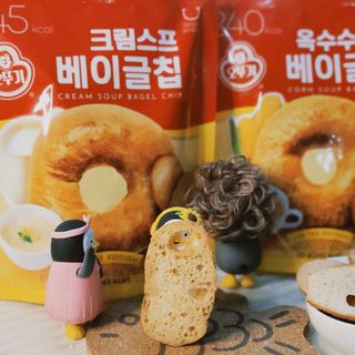 딜라이트 프로젝트 오뚜기스프 베이글칩 2종 — 4점을 준 리뷰어가 2021년 8월 올린 사용 사진