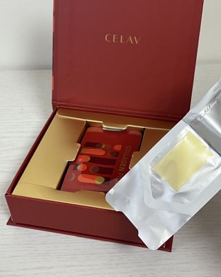 프리마인 귀족의 콜라겐, 92배 흡수율. 럭셔리 프리미엄 셀라브 콜라겐필름 30매 — 4점을 준 리뷰어가 2022년 5월 올린 사용 사진