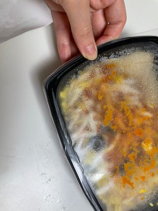 직탁 식단관리 3종 도시락 (두부 라자냐 라구빠에야, 두부로제 미트볼파스타, 닭탕수 직화 짜장 두부면) — 5점을 준 리뷰어가 2022년 6월 올린 사용 사진