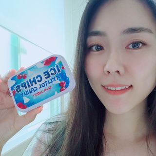 [아이스칩스] 무설탕 비건 자일리톨 캔디 7종 2개기준 — 5점을 준 리뷰어가 2021년 7월 올린 사용 사진