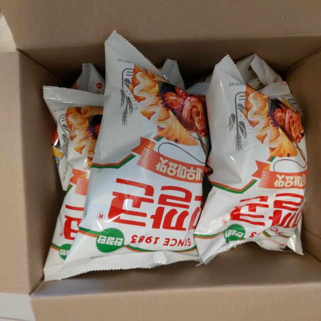 꼬깔콘 새우마요맛 리뷰 사진