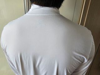 다운블로우 남성 스포츠 멀티 포켓 에어 스트레치 투인원 레깅스 DBC 1804 — 5점을 준 리뷰어가 2025년 5월 올린 사용 사진