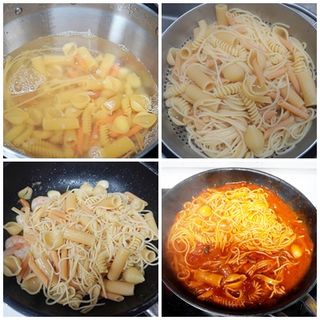 [Rummo]이탈리안 프리미엄 파스타 룸모 파스타 8종+리미티드 에디션 룸모 에이프런 — 5점을 준 리뷰어가 2021년 10월 올린 사용 사진