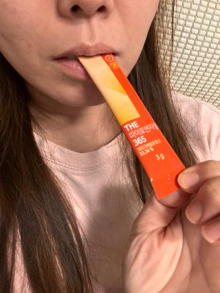 [닥터루템]맛있는 파인애플맛 과채효소 THE파이토엔자임365 1box (30포) — 5점을 준 리뷰어가 2022년 10월 올린 사용 사진