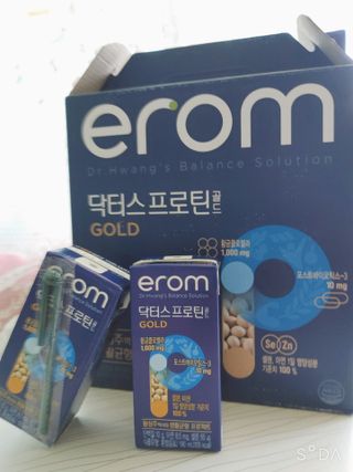 이롬 erom 닥터스 프로틴 골드 — 4점을 준 리뷰어가 2021년 4월 올린 사용 사진