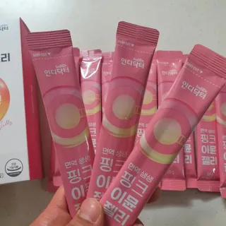 [인디닥터] 면역 생생 핑크 이뮨 젤리 — 5점을 준 리뷰어가 2022년 3월 올린 사용 사진