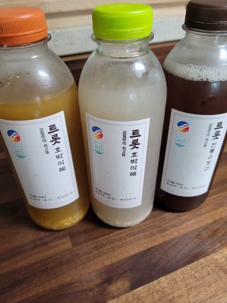 트롯전통식혜 [삼남매식품] 트롯 전통 식혜 3종 SET — 4.5점을 준 리뷰어가 2021년 4월 올린 사용 사진