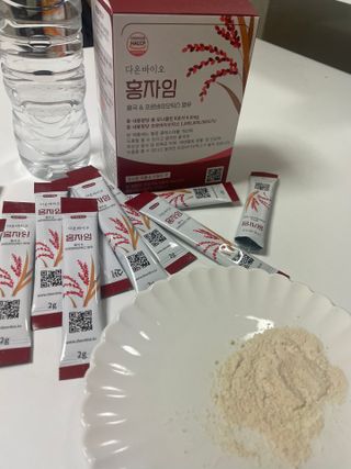 하루 1포로 콜레스테롤, 유산균, 고역가 소화효소까지 한번에 섭취! 다온바이오 홍자임 1개월분(30포) — 5점을 준 리뷰어가 2022년 11월 올린 사용 사진