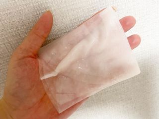 쿠피 피디알엔 연어 더마 페이셜 마스크 — 5점을 준 리뷰어가 2021년 11월 올린 사용 사진