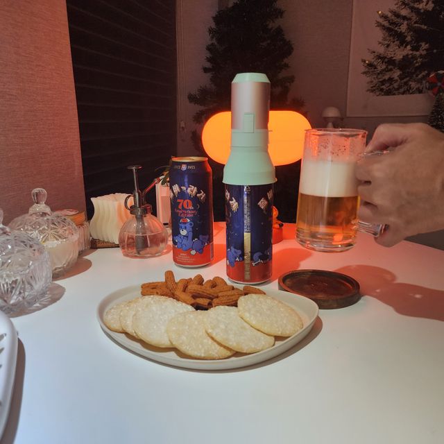 크림맥주거품기+500ml 맥주잔+AAA 배터리 리뷰 사진