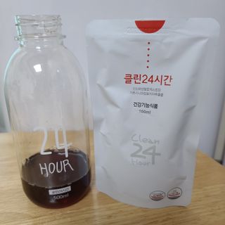 클린24시간 1BOX(5포) + 전용보틀(500ml) — 5점을 준 리뷰어가 2023년 8월 올린 사용 사진