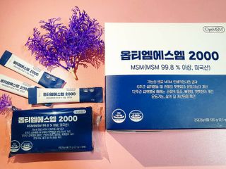 바른비타민 옵티엠에스엠2000 1박스 60포 관절 연골 복합건강기능식품 — 4점을 준 리뷰어가 2021년 7월 올린 사용 사진