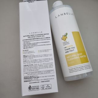 랑벨 내츄럴 딥 클렌징 워터 500ml — 5점을 준 리뷰어가 2022년 6월 올린 사용 사진