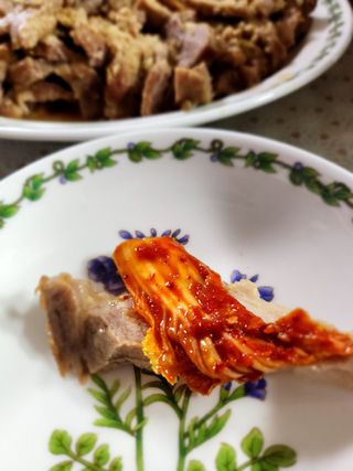 셰프애찬 알배기 겉절이 김치 1kg — 5점을 준 리뷰어가 2022년 11월 올린 사용 사진