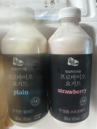 숲골 임실치즈마을 프로바이오 요거트 900ml — 5점을 준 리뷰어가 2021년 8월 올린 사용 사진