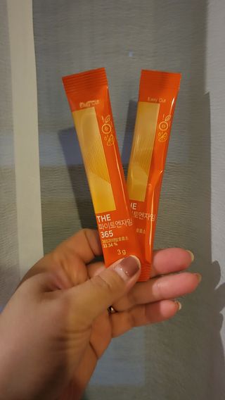 [닥터루템]맛있는 파인애플맛 과채효소 THE파이토엔자임365 1box (30포) — 5점을 준 리뷰어가 2022년 10월 올린 사용 사진