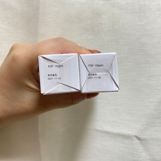 랑팡 EGF+FGF 10ppm 리포좀 앰플 원액 10ml — 4점을 준 리뷰어가 2021년 11월 올린 사용 사진