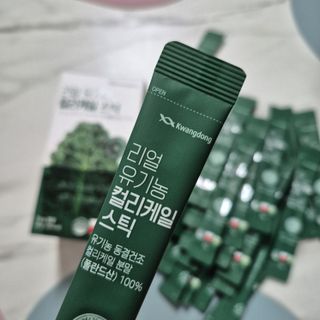 광동생활건강 프리 미션 [광동] 리얼 유기농 컬리케일 스틱 (2 g * 30포) — 5점을 준 리뷰어가 2025년 7월 올린 사용 사진