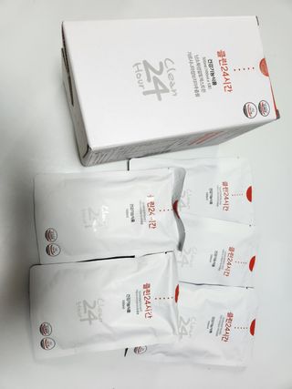 클린24시간 1BOX(5포) + 전용보틀(500ml) — 5점을 준 리뷰어가 2022년 12월 올린 사용 사진