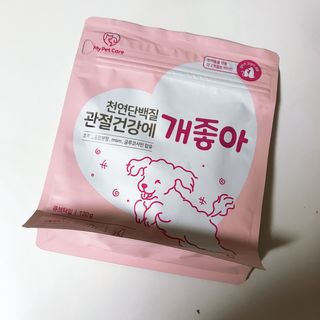 My Pet Care 천연단백질 관절건강에 개좋아 — 4점을 준 리뷰어가 2021년 1월 올린 사용 사진