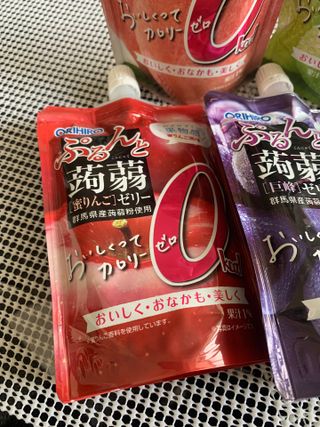 ORIHIRO 오리히로 곤약젤리 제로칼로리 130g 4종 4팩(맛별로 1팩씩) — 5점을 준 리뷰어가 2023년 2월 올린 사용 사진