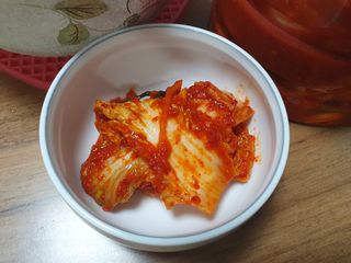 셰프애찬 알배기 겉절이 김치 1kg — 5점을 준 리뷰어가 2022년 11월 올린 사용 사진