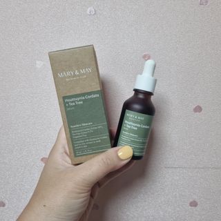 마리엔메이 센서티브 수딩 젤 크림 + 어성초 티트리 추출물 세럼 + 어성초 티트리 모공 클렌징 폼 — 5점을 준 리뷰어가 2021년 8월 올린 사용 사진