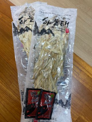 [오늘바스켓] 용대리 손질하늘태 130g — 5점을 준 리뷰어가 2021년 6월 올린 사용 사진