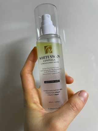 오투에니원 화이트스완 센텔라 루미너스 미스트 세럼 100ml — 4점을 준 리뷰어가 2023년 1월 올린 사용 사진