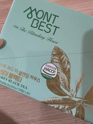 몽베스트 위드더 블랜딩 하우스 _ 얼그레이 블랙티 — 5점을 준 리뷰어가 2022년 12월 올린 사용 사진