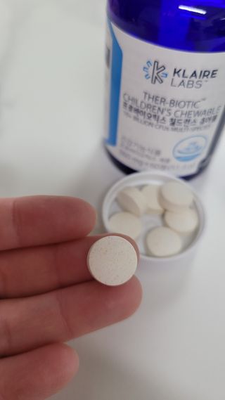 [Dr.PNT] 닥터피엔티 프로바이오틱스 칠드런스 츄어블 / 2개월분 — 5점을 준 리뷰어가 2023년 1월 올린 사용 사진