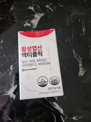 [리노브] 4세대 활성엽산 액티폴릭 270mg x 30정 — 5점을 준 리뷰어가 2022년 9월 올린 사용 사진