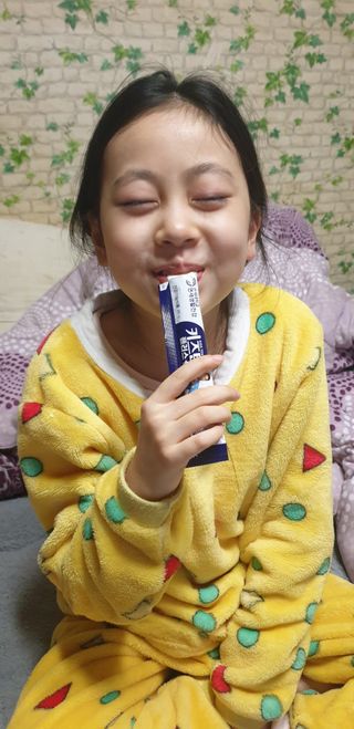 키즈텐플러스 연세 키즈텐 플러스 1개월 — 5점을 준 리뷰어가 2021년 2월 올린 사용 사진