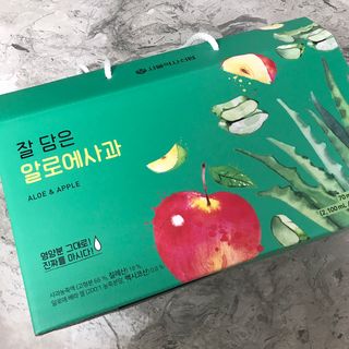 서울약사신협 잘 담은 알로애사과_70ml x 30포 — 4.5점을 준 리뷰어가 2021년 9월 올린 사용 사진