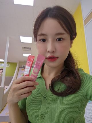 인디닥터 면역 생생 핑크 이뮨 젤리 + 타이탄 BCAA 프로틴 젤리스틱 — 4점을 준 리뷰어가 2022년 5월 올린 사용 사진