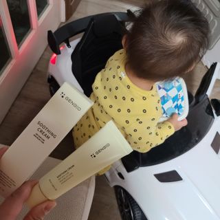 젠바이오 코스메틱스 젠바이오수딩크림]   가려운 피부 & 아토피 원픽 크림 — 4점을 준 리뷰어가 2022년 11월 올린 사용 사진